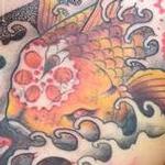 Tattoos - Koi Fish with Gears - 108392